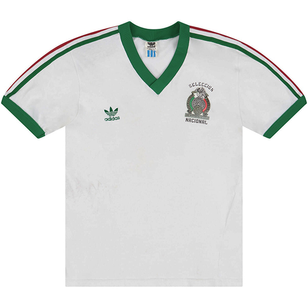 Mexico away retro jersey soccer uniform men's second football tops shirt 1983
